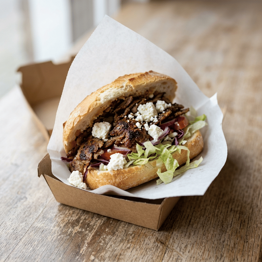 Broodje kebab feta