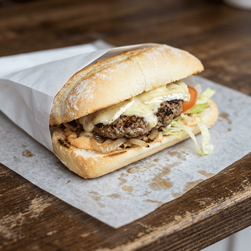 Broodje franse hamburger