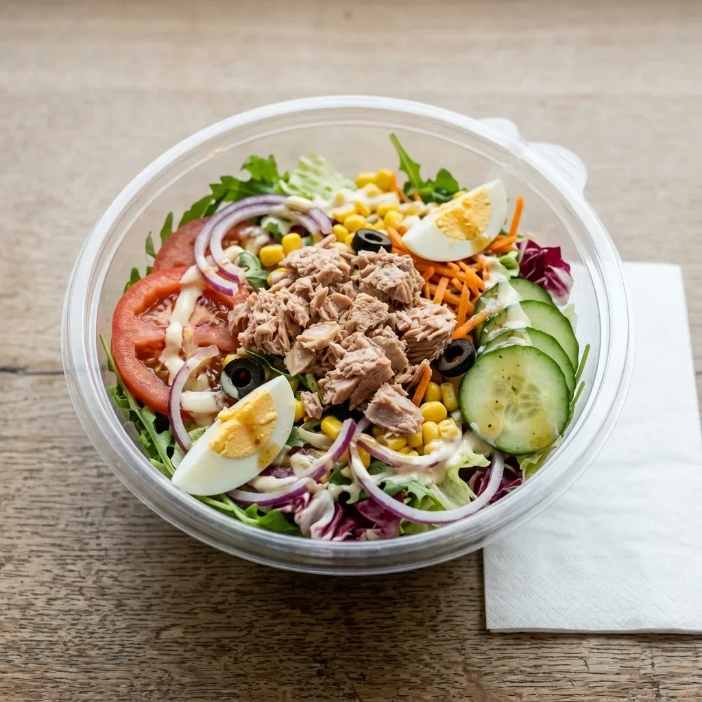 Mixed salad tonijn