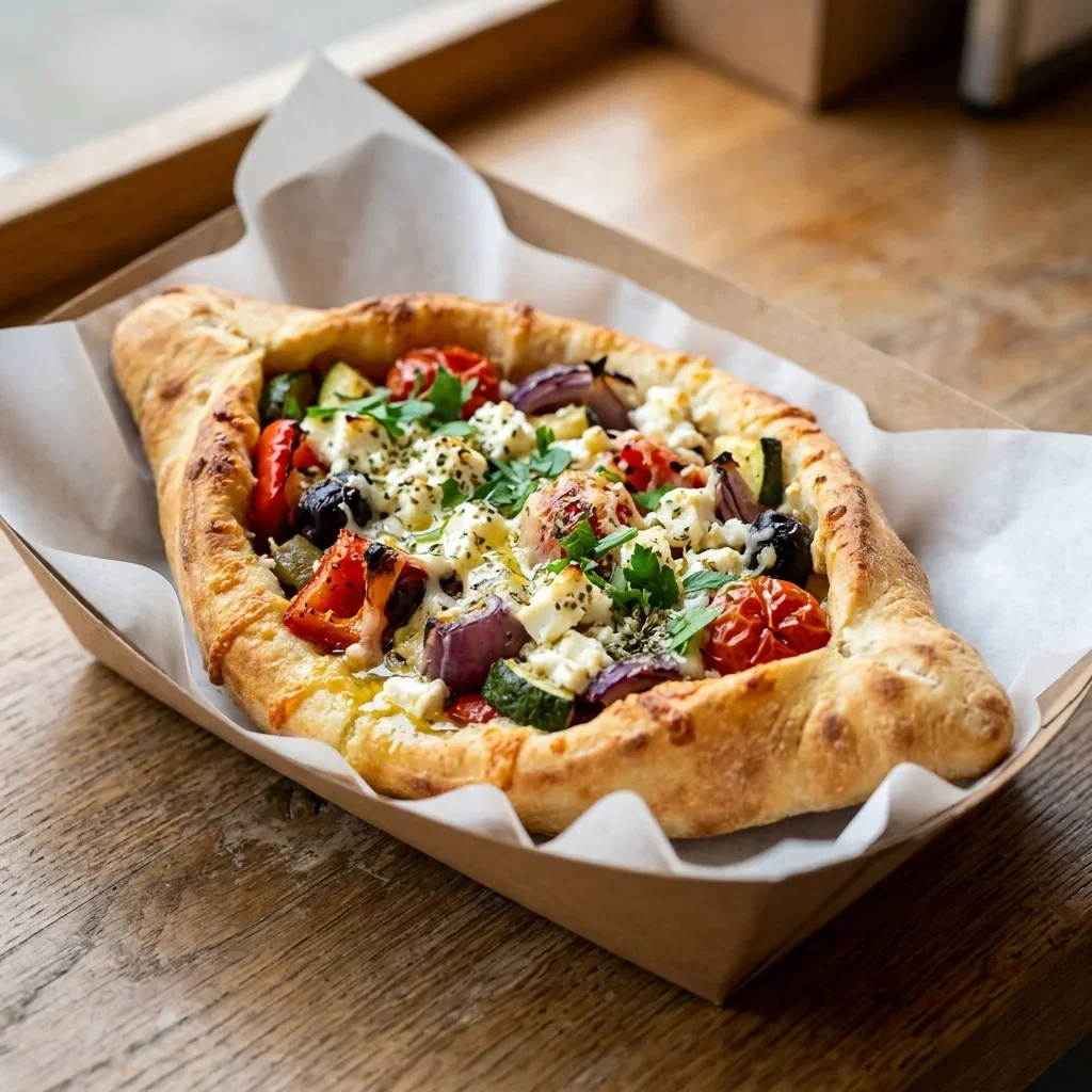Feta brood met groenten