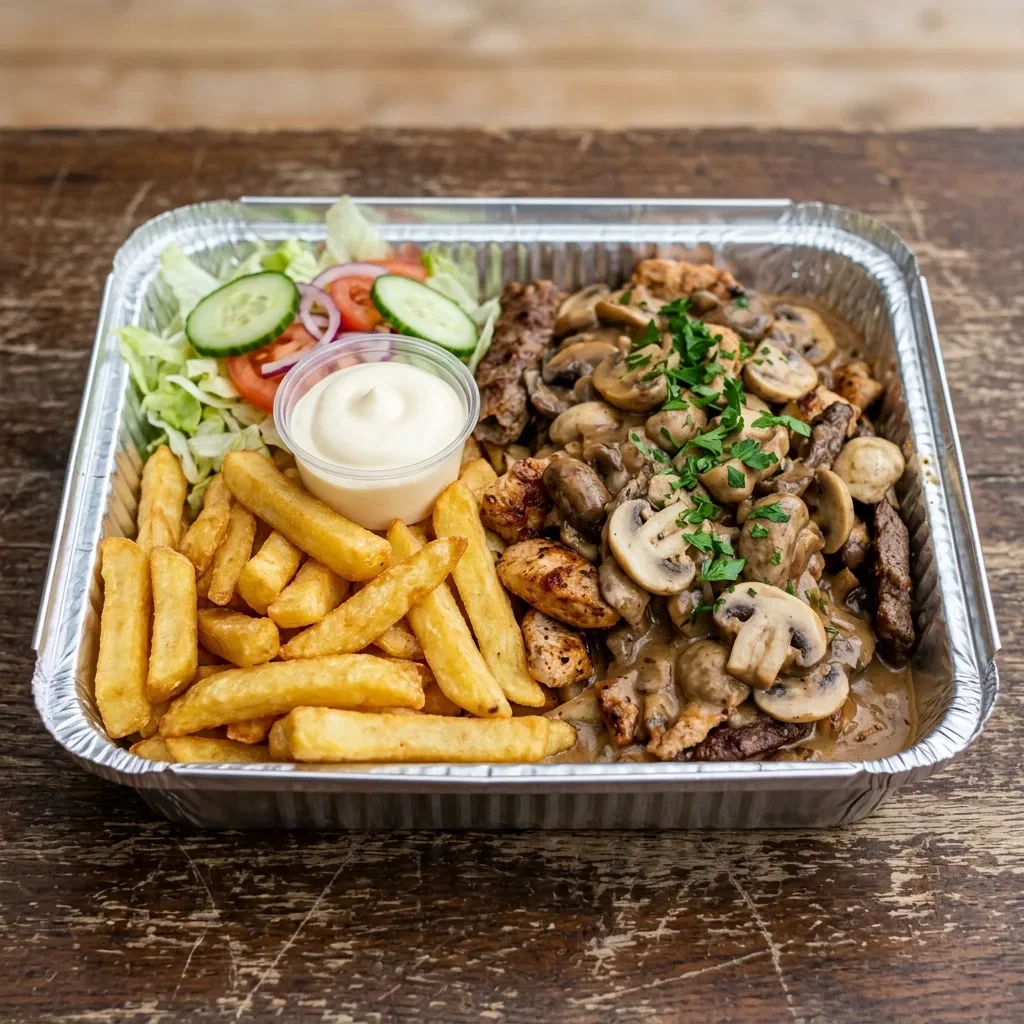 Mix schotel champignons