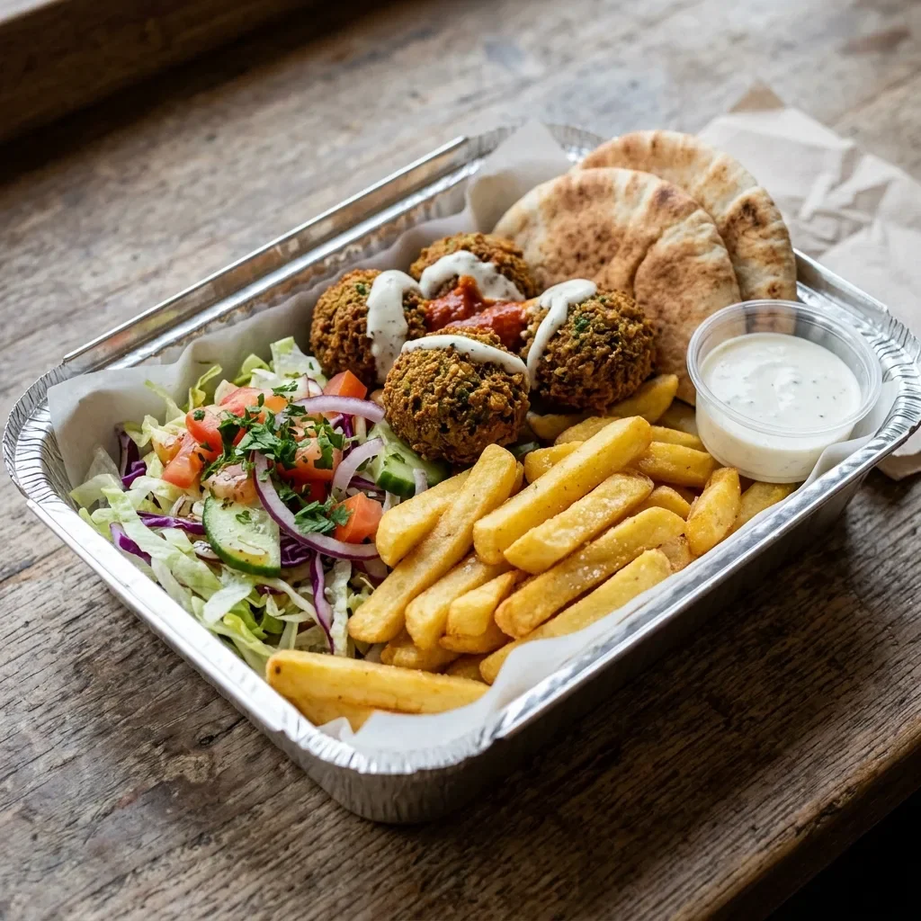 Falafel schotel