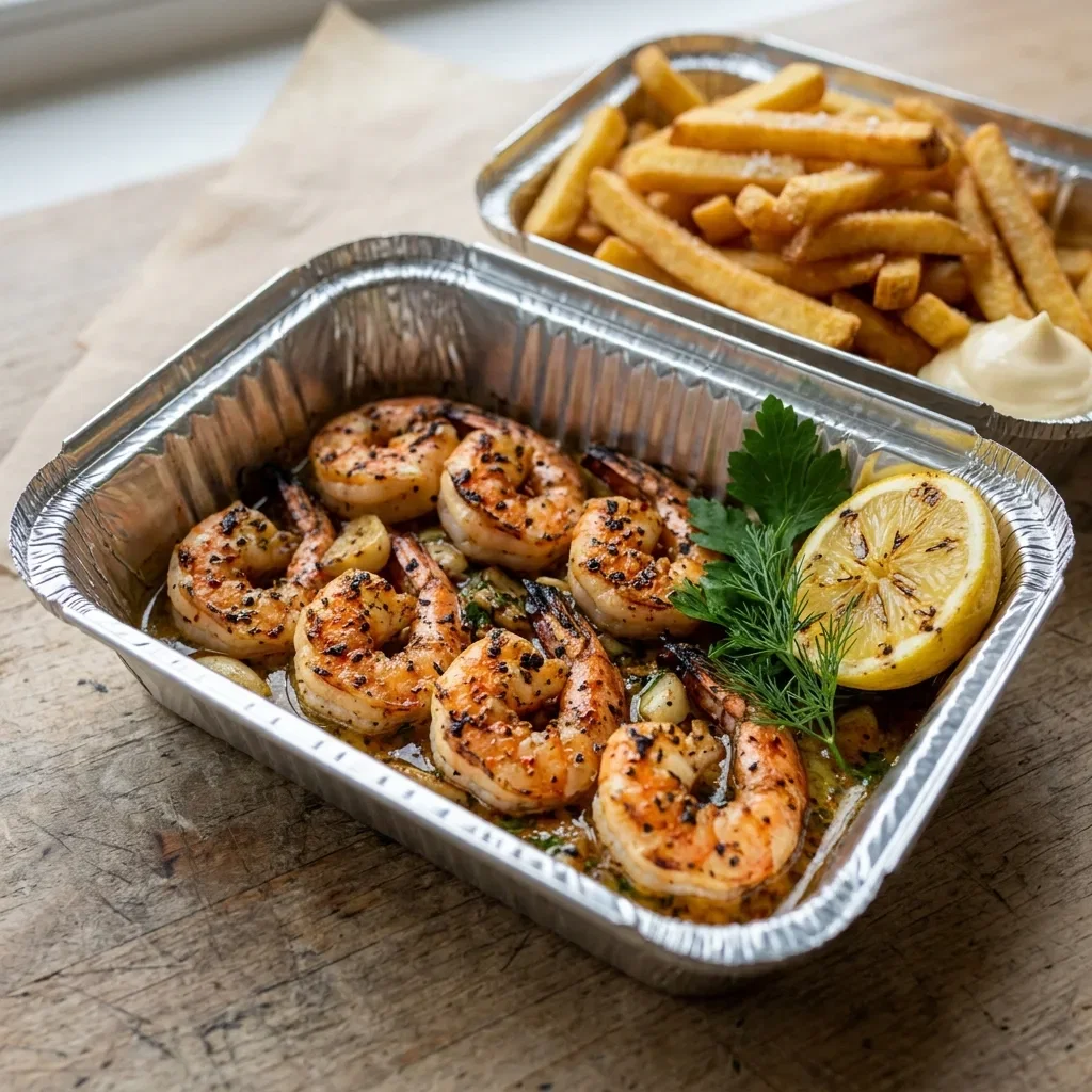 Gegrilde scampi's