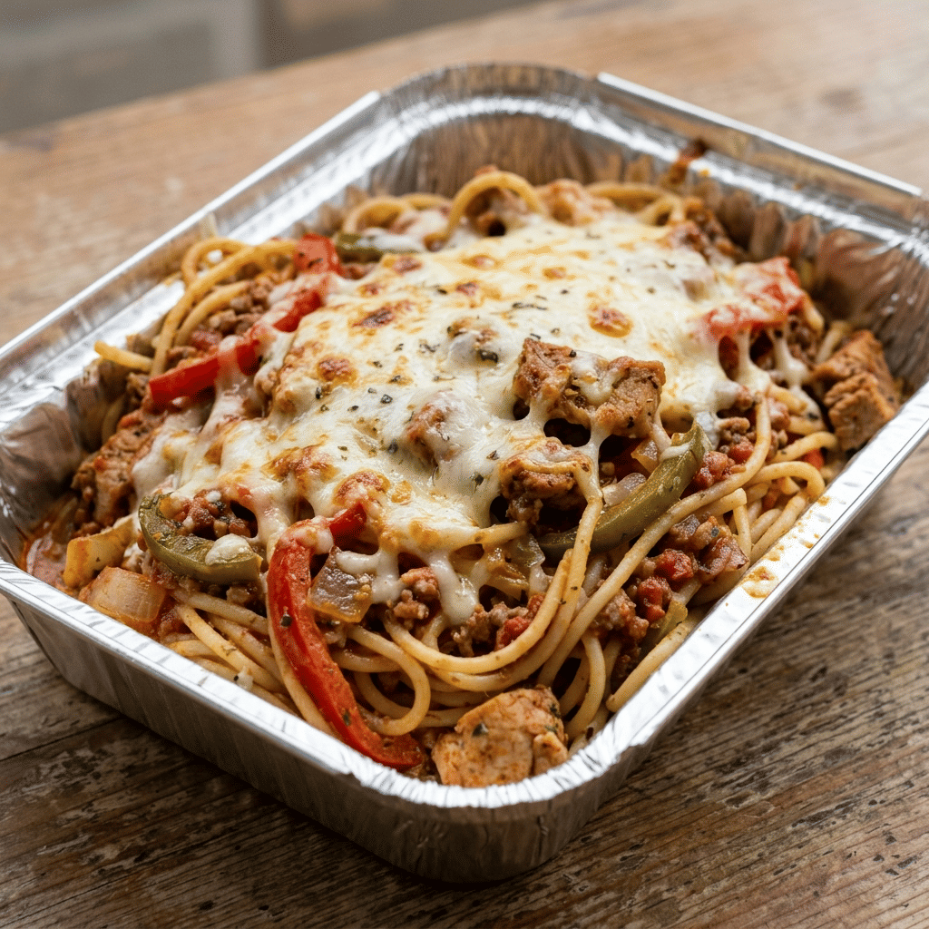 Spaghetti dello chef pita