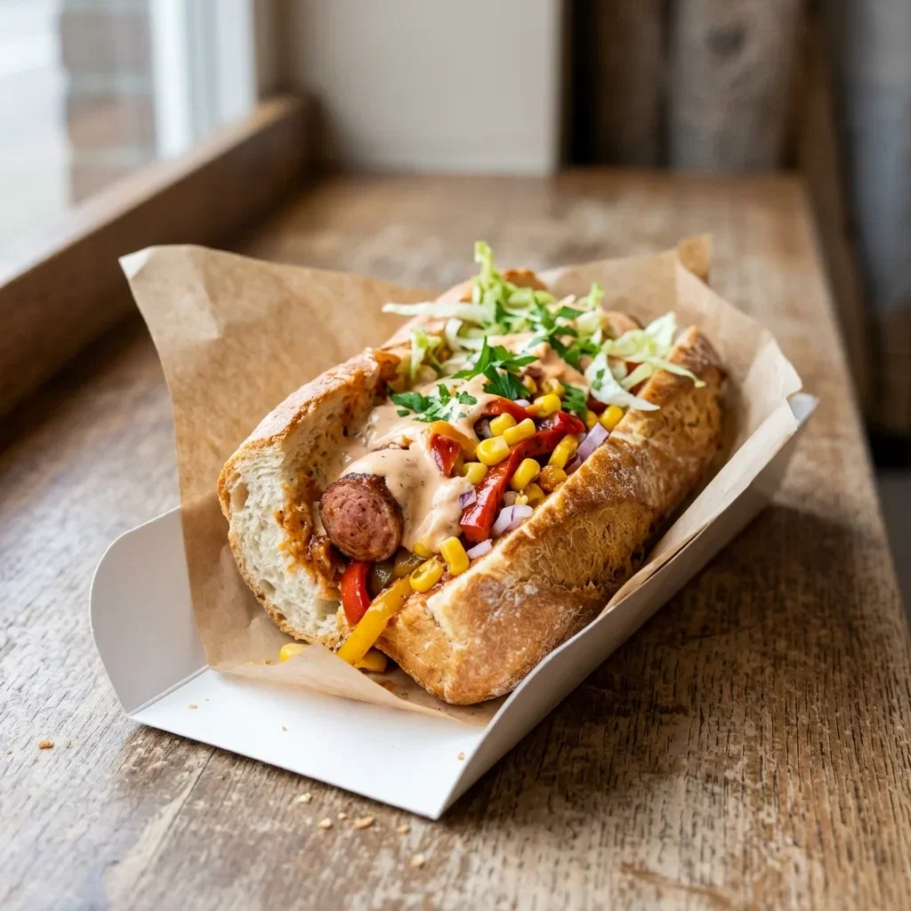 Broodje pita mexicano