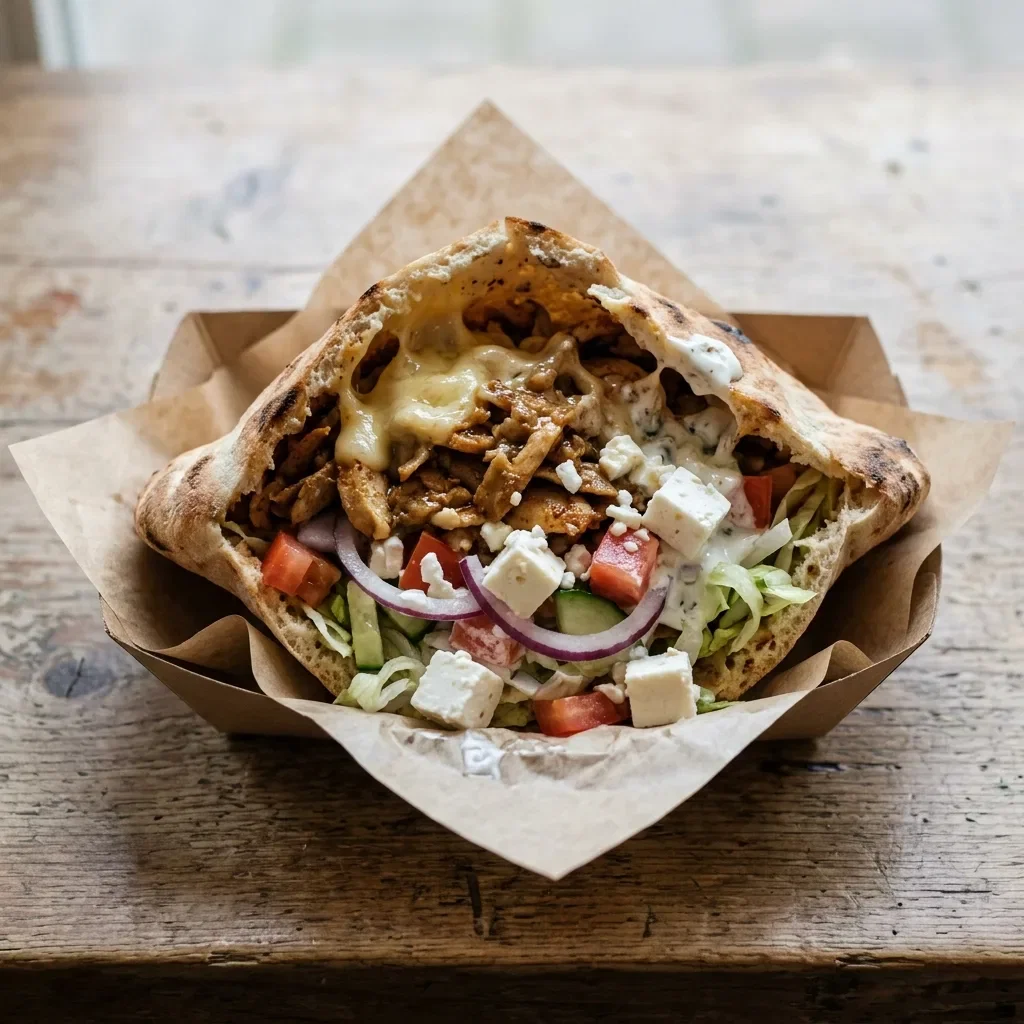 Broodje pita kaas