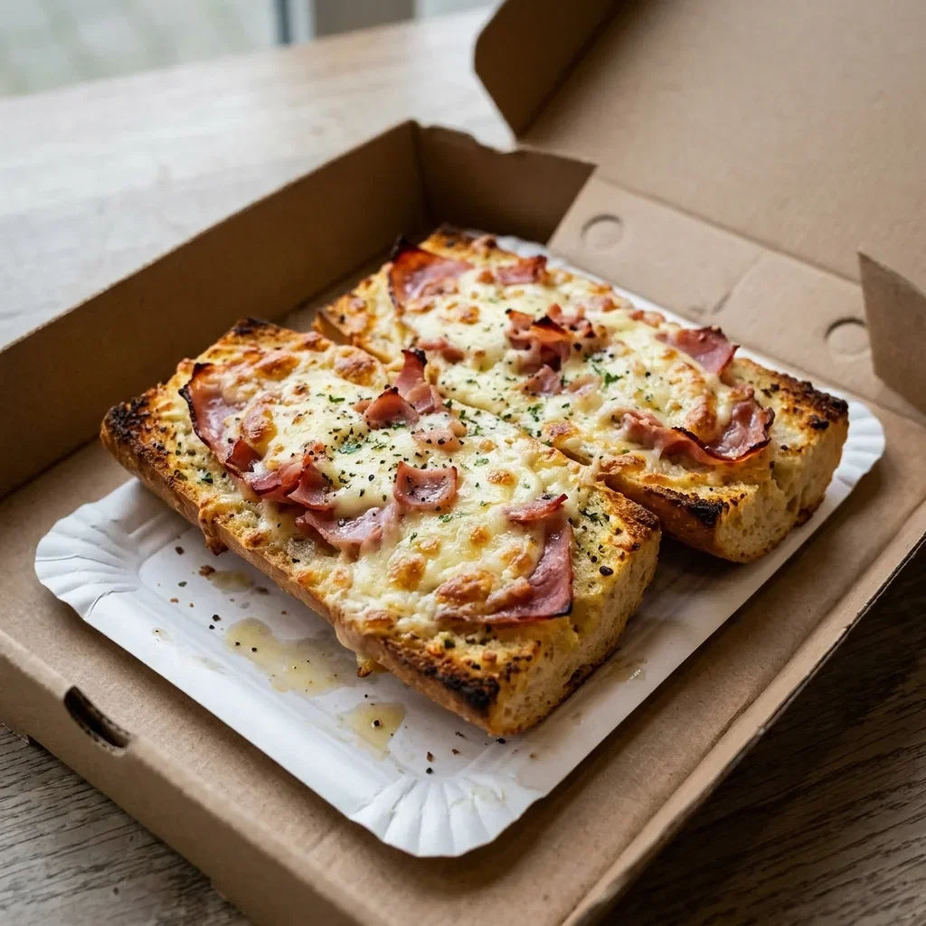 Lookbrood met kaas en ham