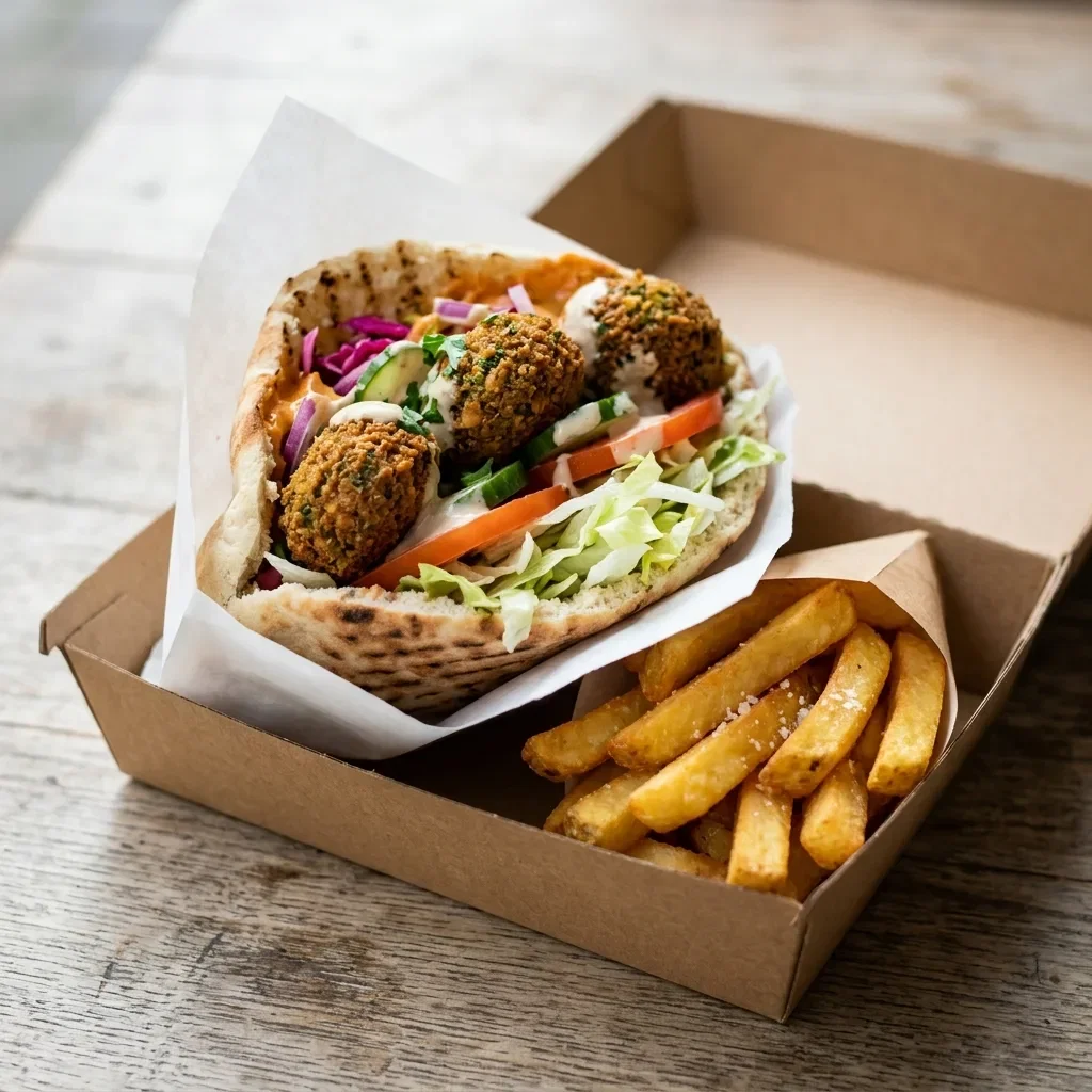 Falafel pita