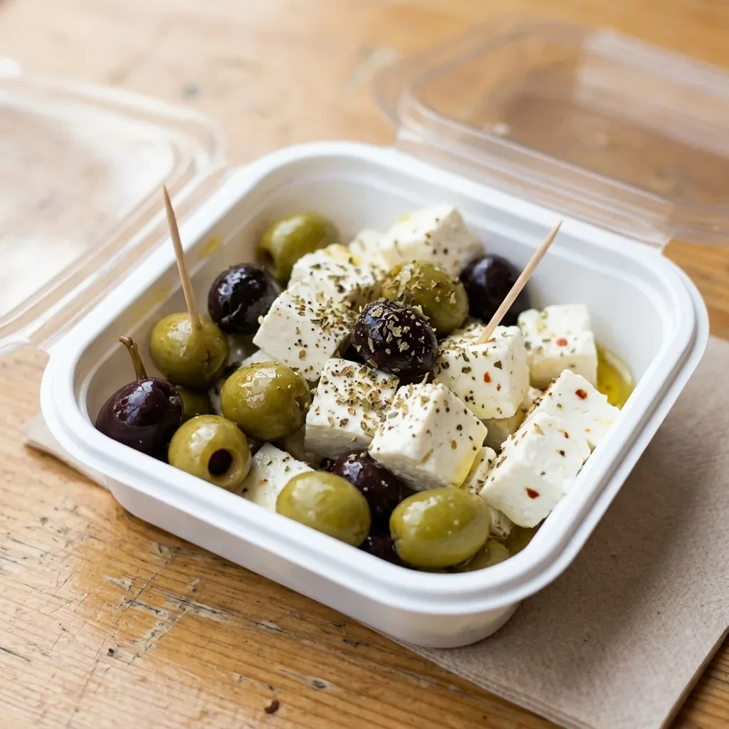 Portie feta met olijven