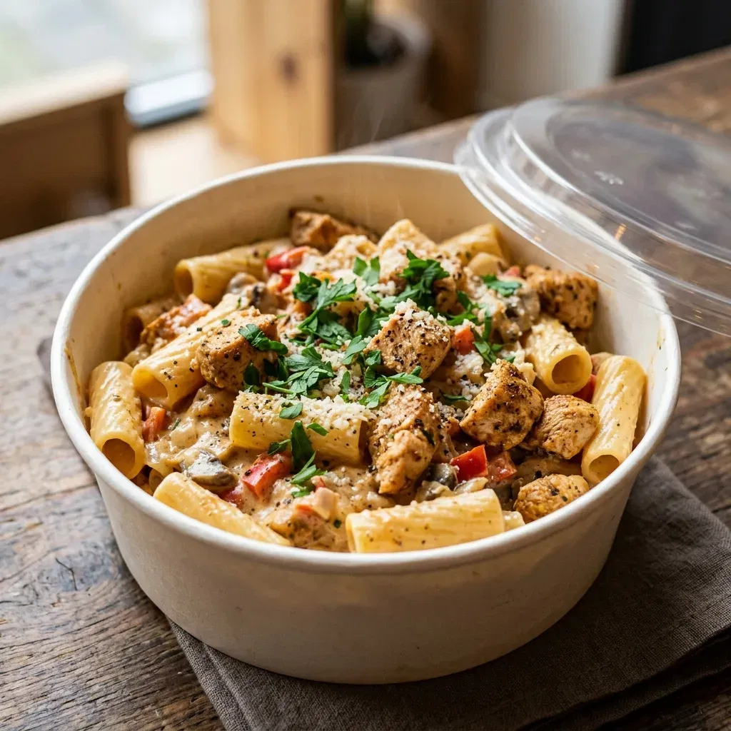 Pasta pollo