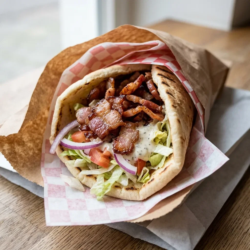 Pita bacon