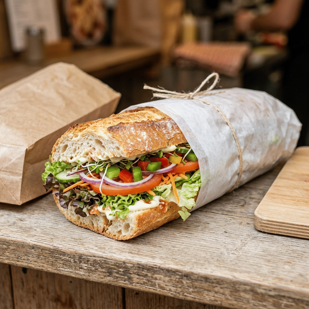 Broodje vegetarisch groot