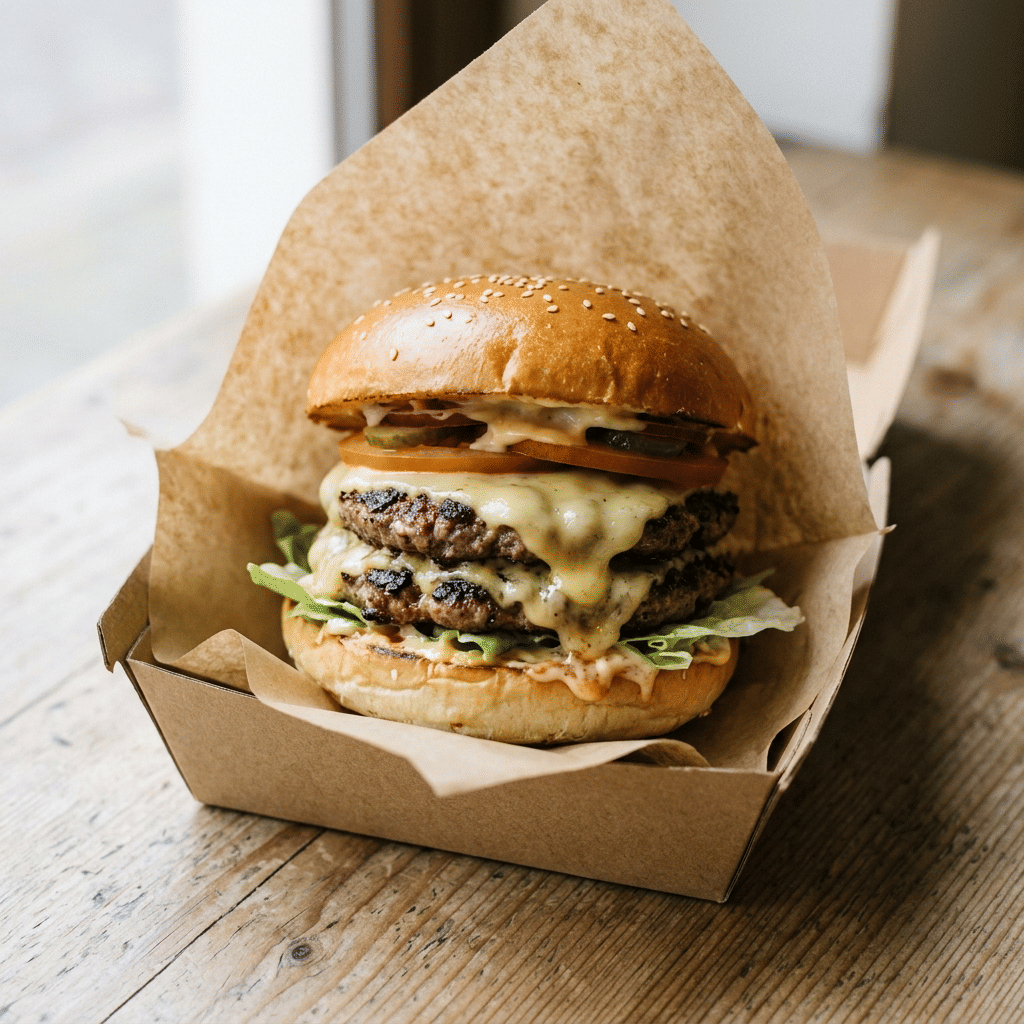 Dubbel cheese burger