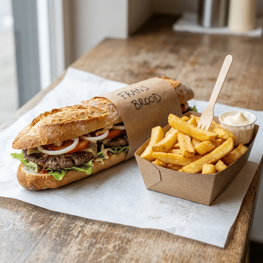Frans brood hamburger