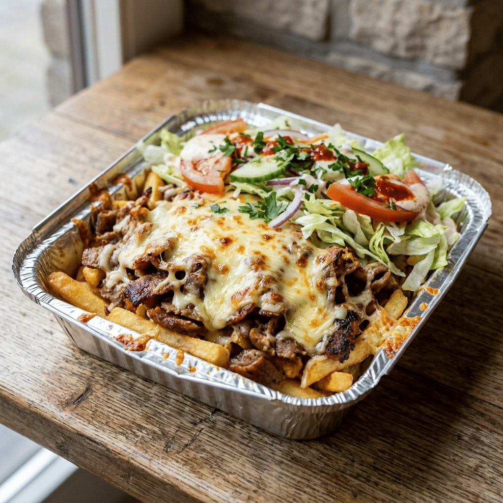 Kapsalon kebab groot
