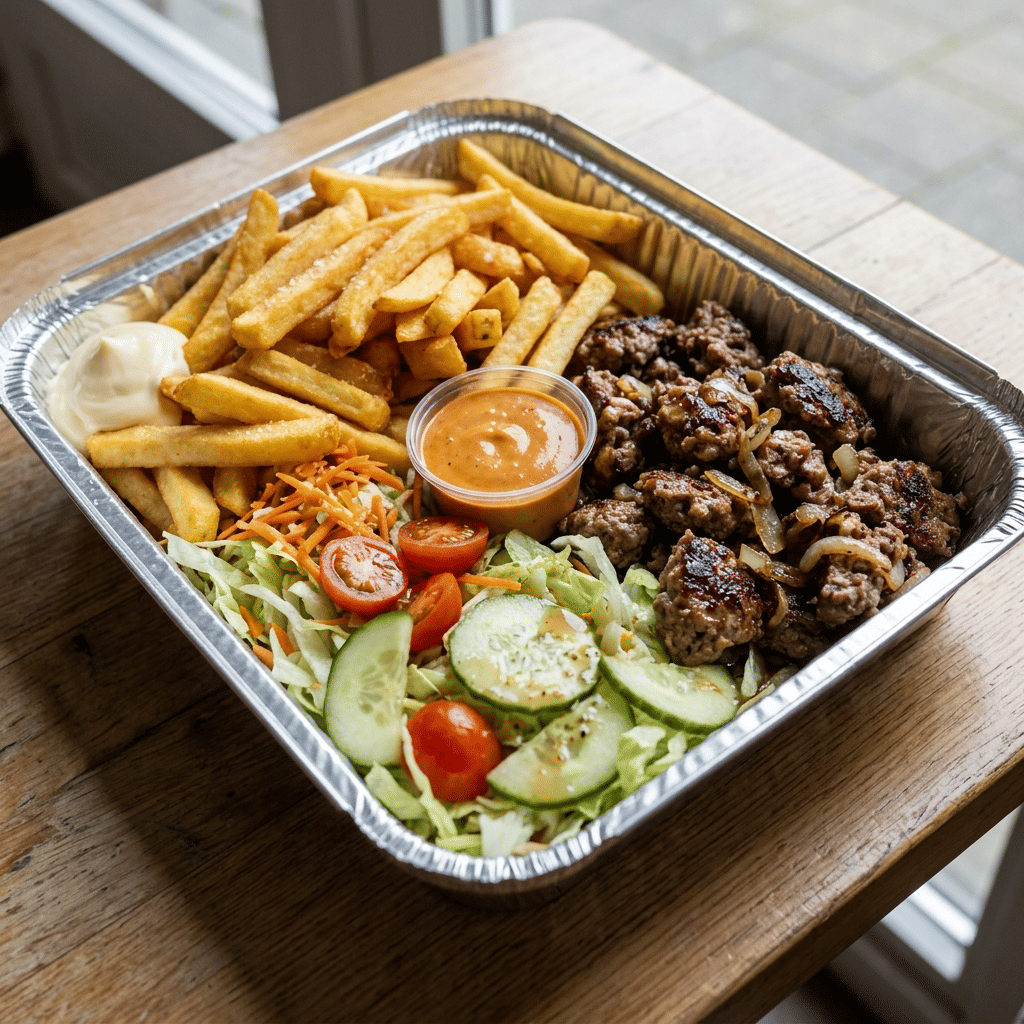 Schotel hamburger groot