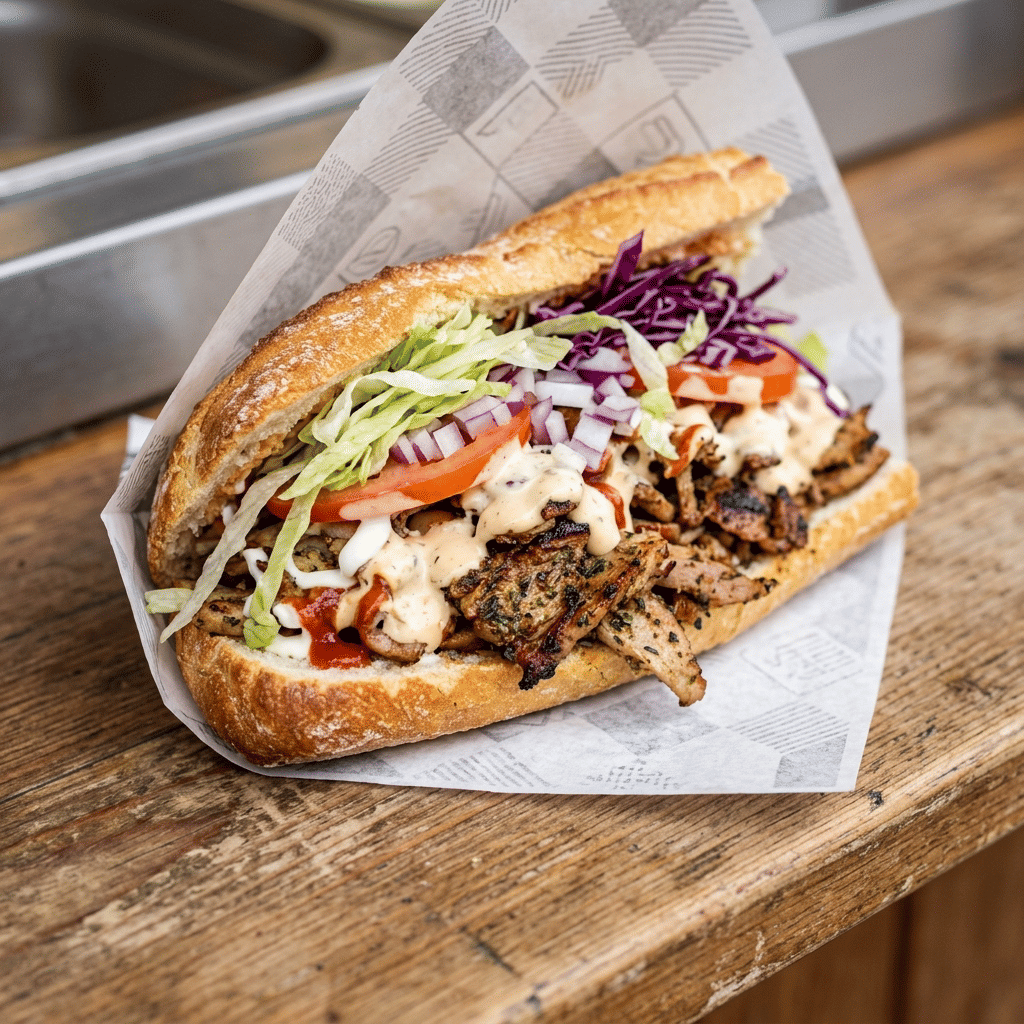 Frans brood shoarma