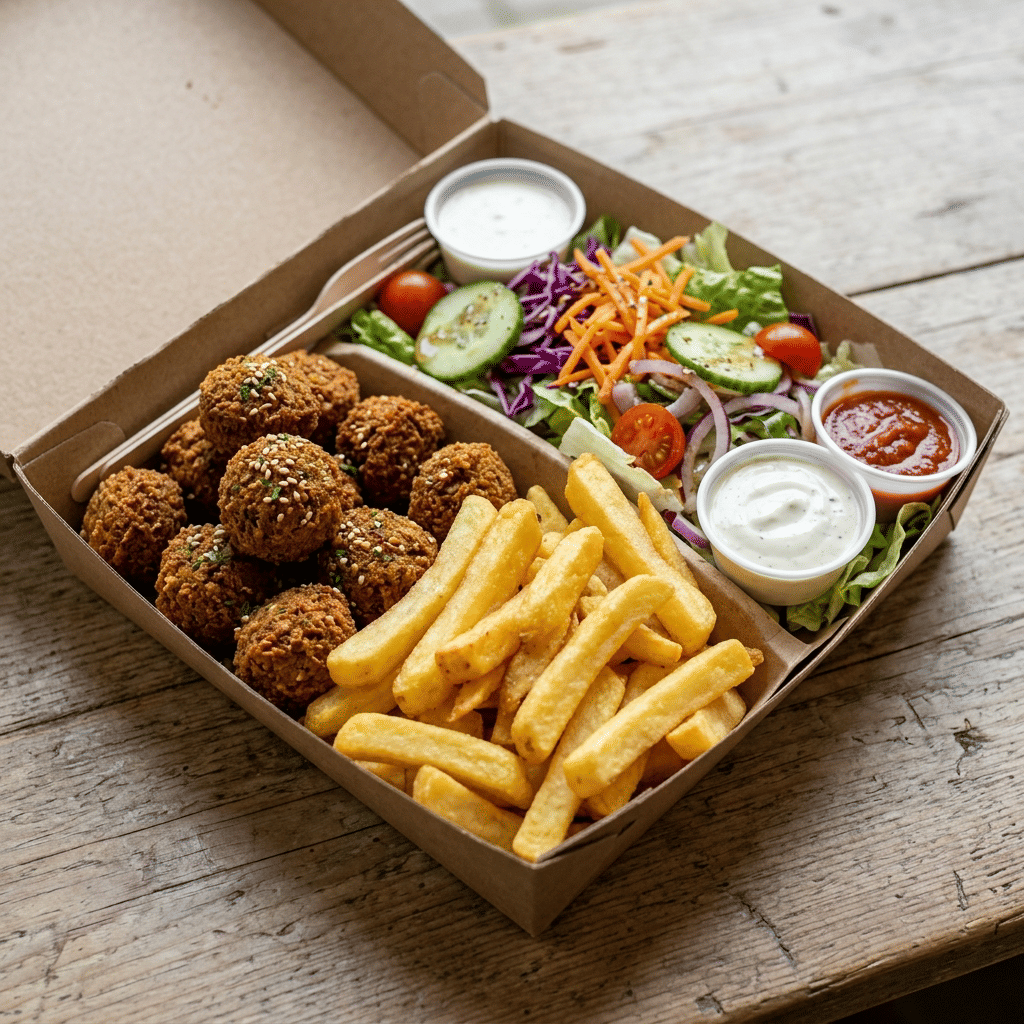 Schotel falafel groot