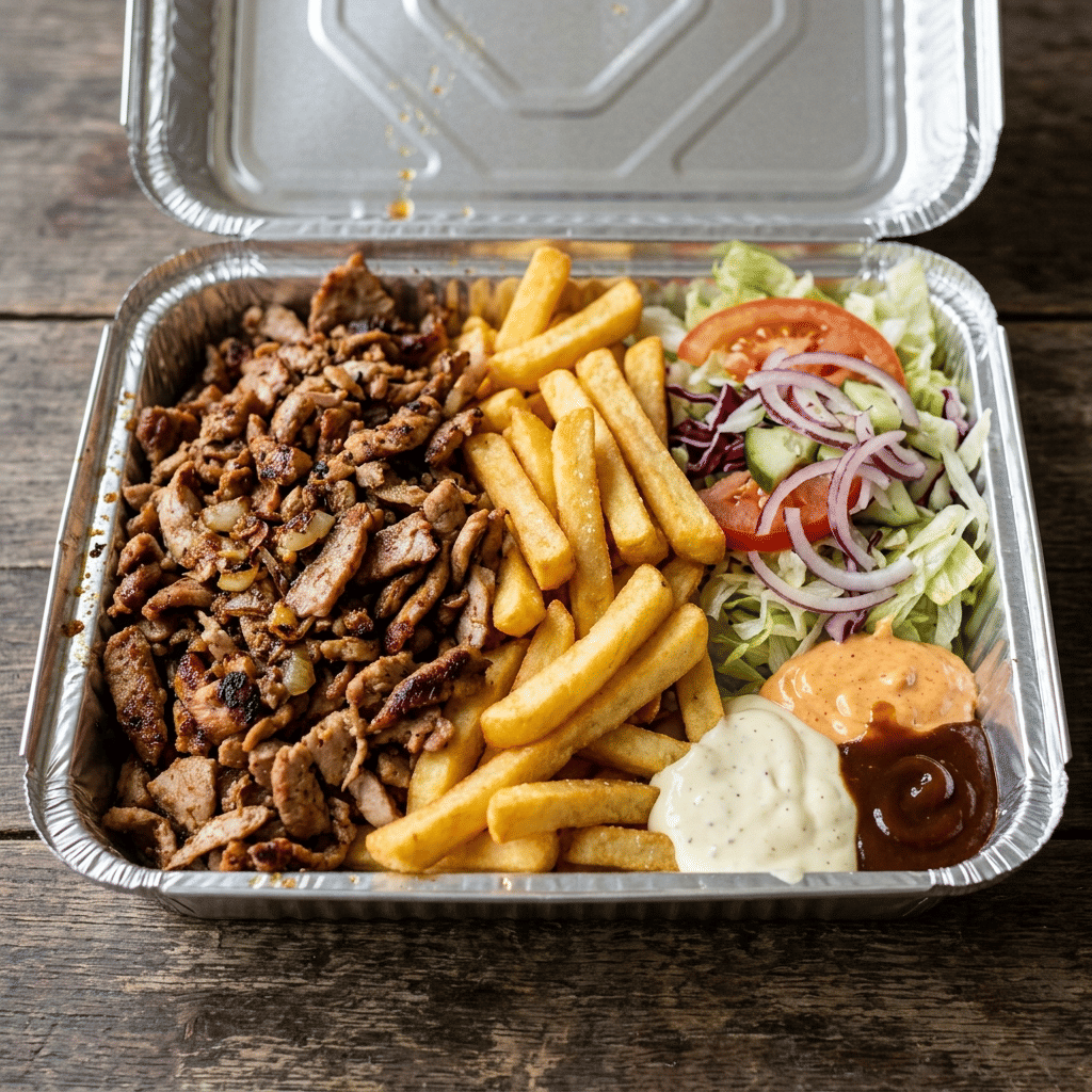 Schotel shoarma groot