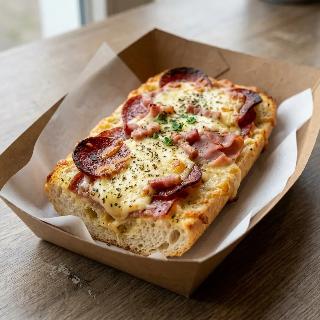 Lookbrood Kaas met Salami, Pepperoni, Bacon of Ham