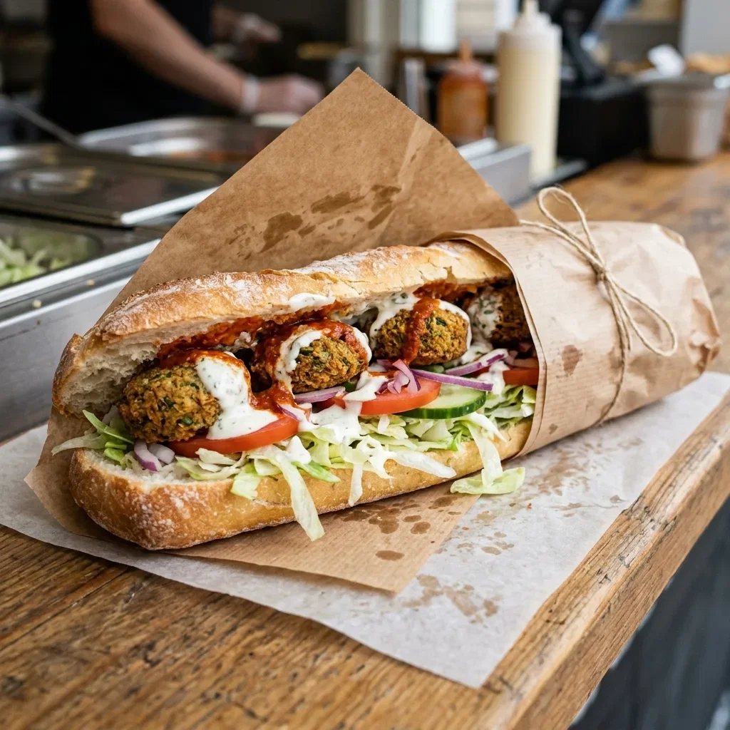 Broodje Falafel Veggie Groot