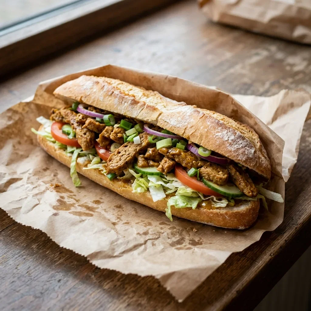 Broodje Kip Vegetarisch Groot