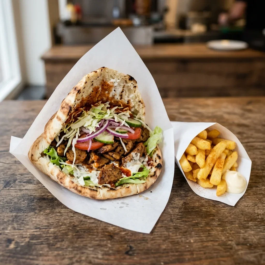 Broodje Pita Vegetarisch Groot