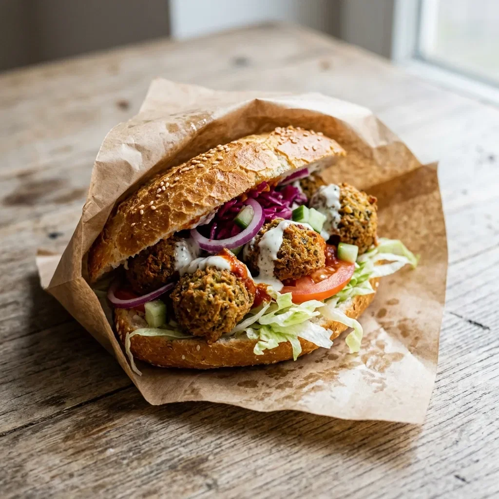 Veggie falafel