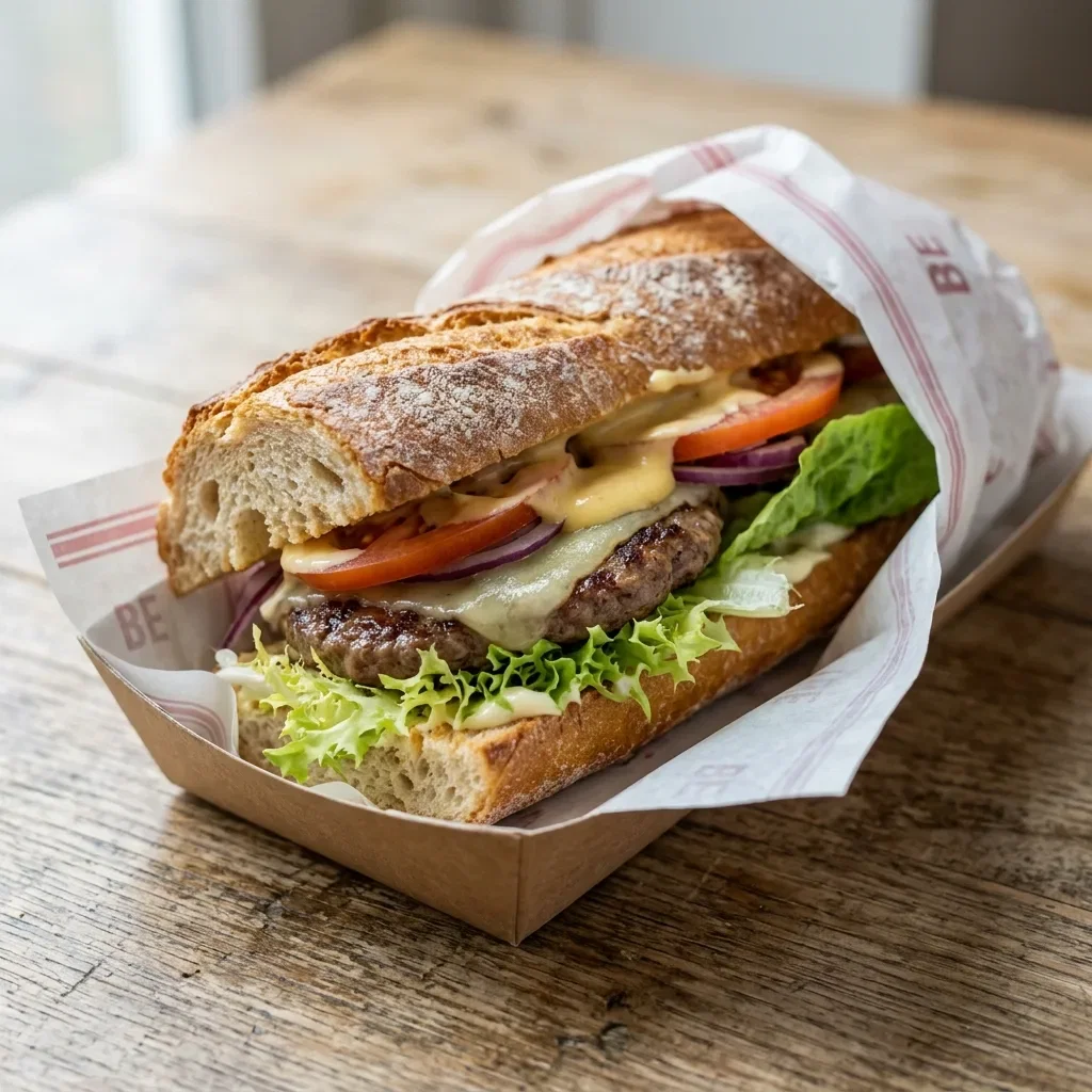 Frans brood hamburger