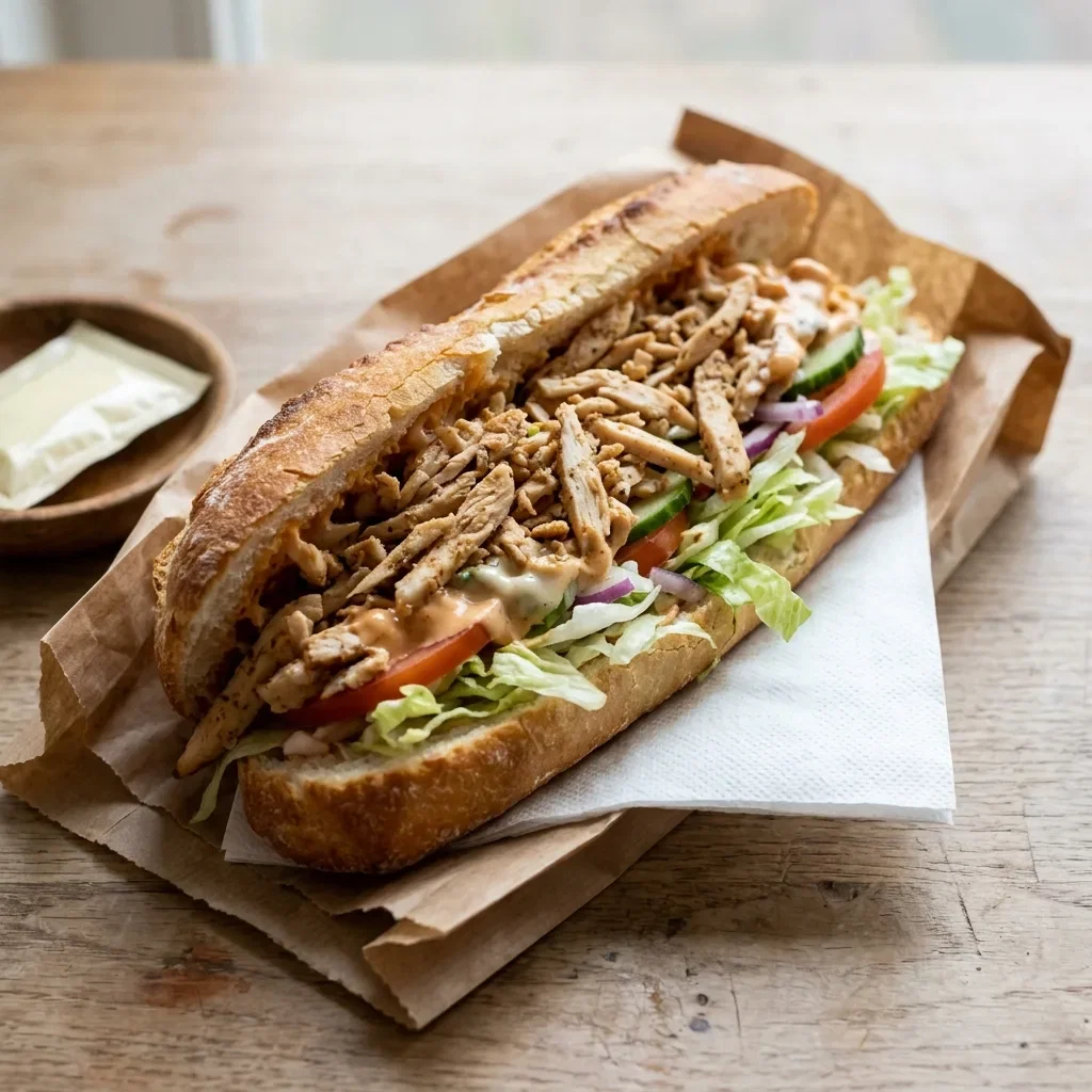 Broodje kipfilet groot
