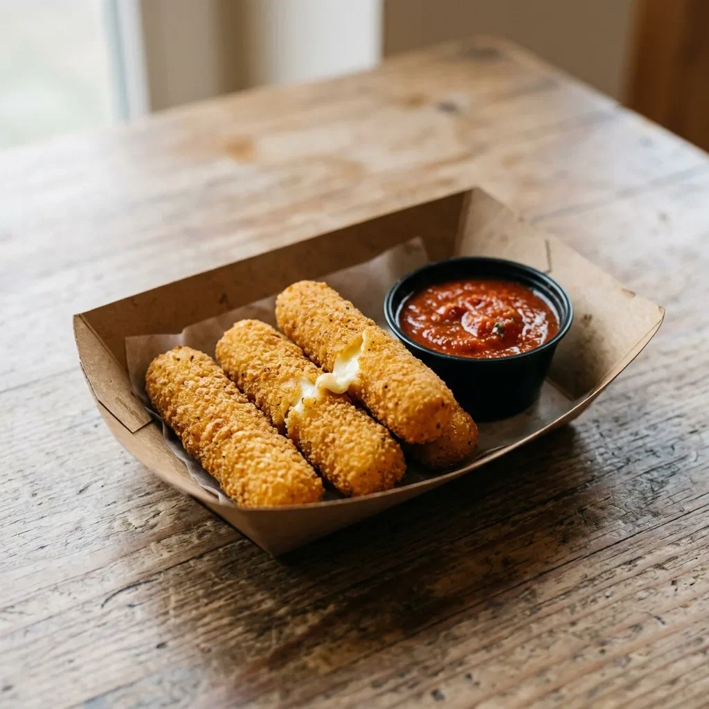 Mozzarella sticks 4 stuks