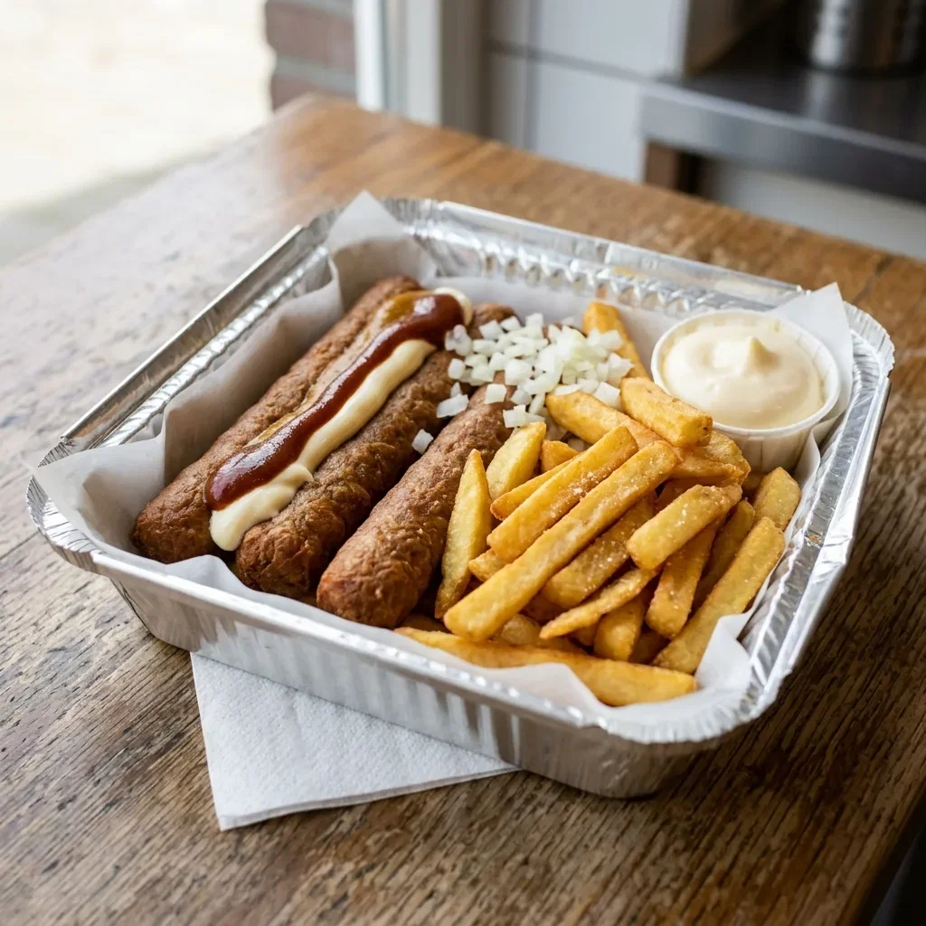 Schotel frikandel