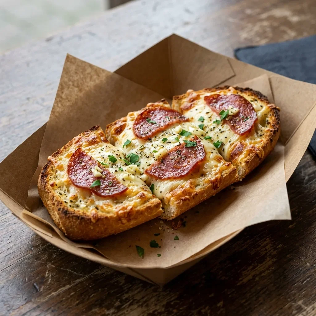 Lookbrood kaas salami