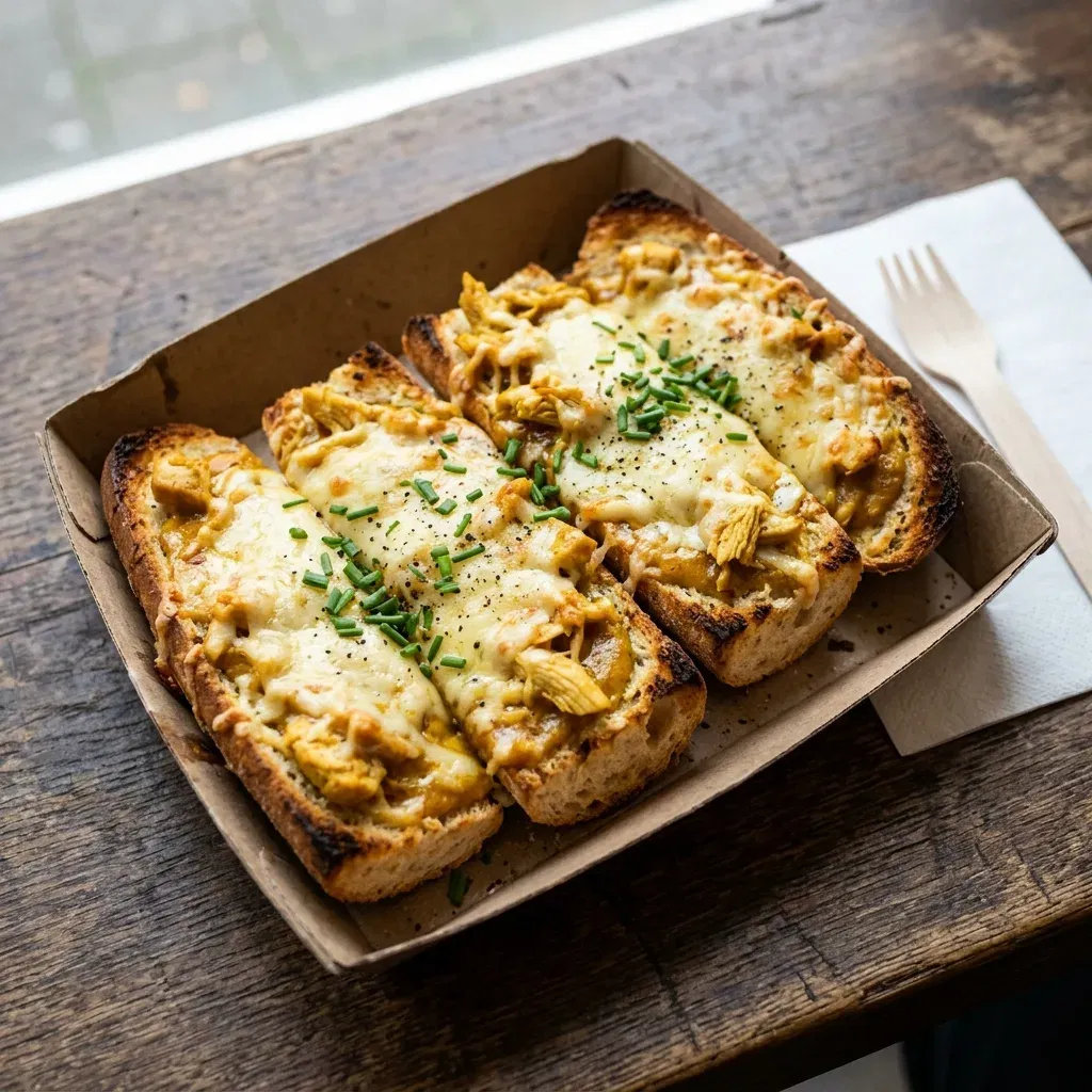 Lookbrood currysaus kip & kaas