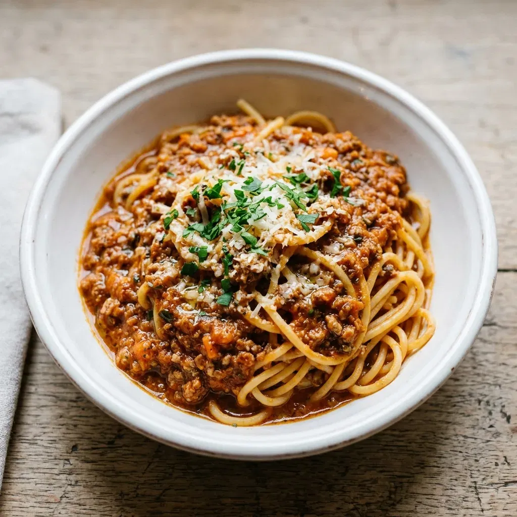 Pasta bolognese