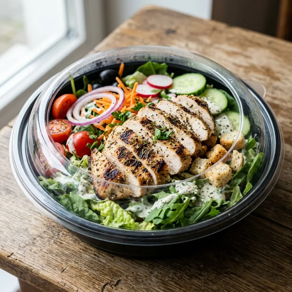 Salade mix kip grill