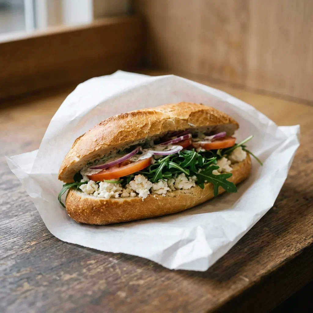 Vegetarisch broodje feta