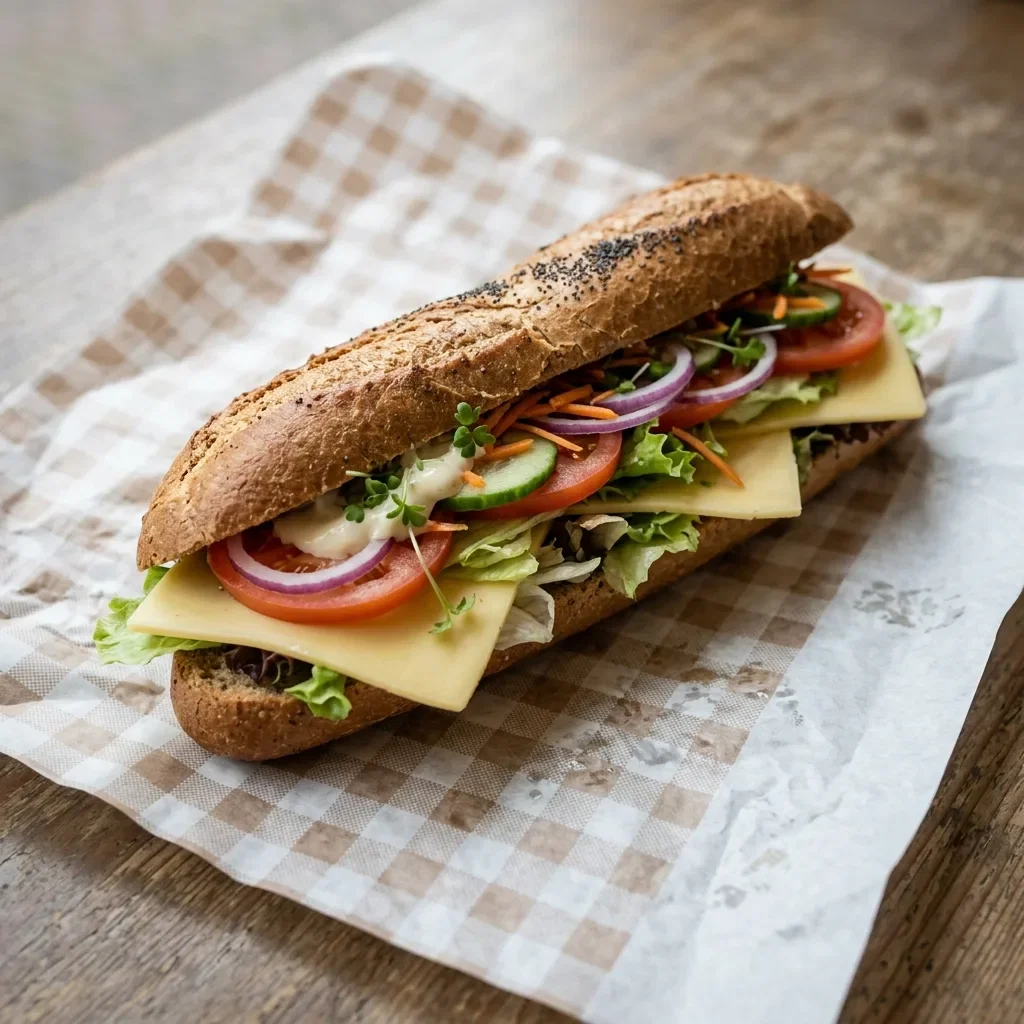 Vegetarisch broodje groot
