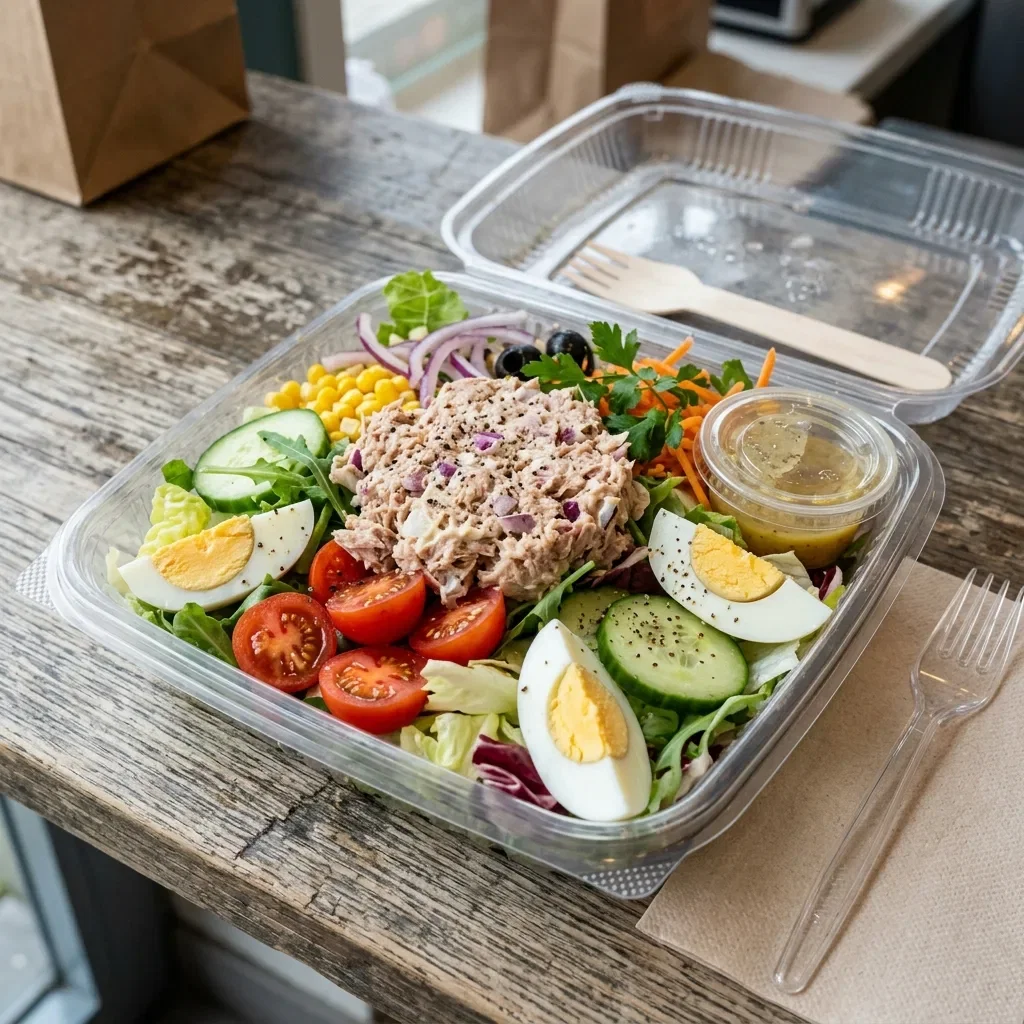 Salade mix tonijn