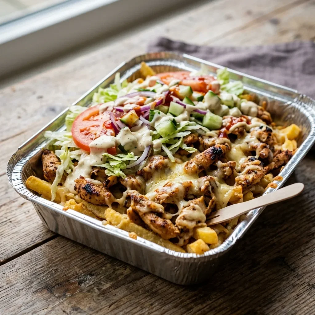 Kapsalon kip grill