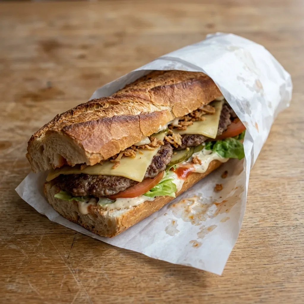 Franse hamburger groot