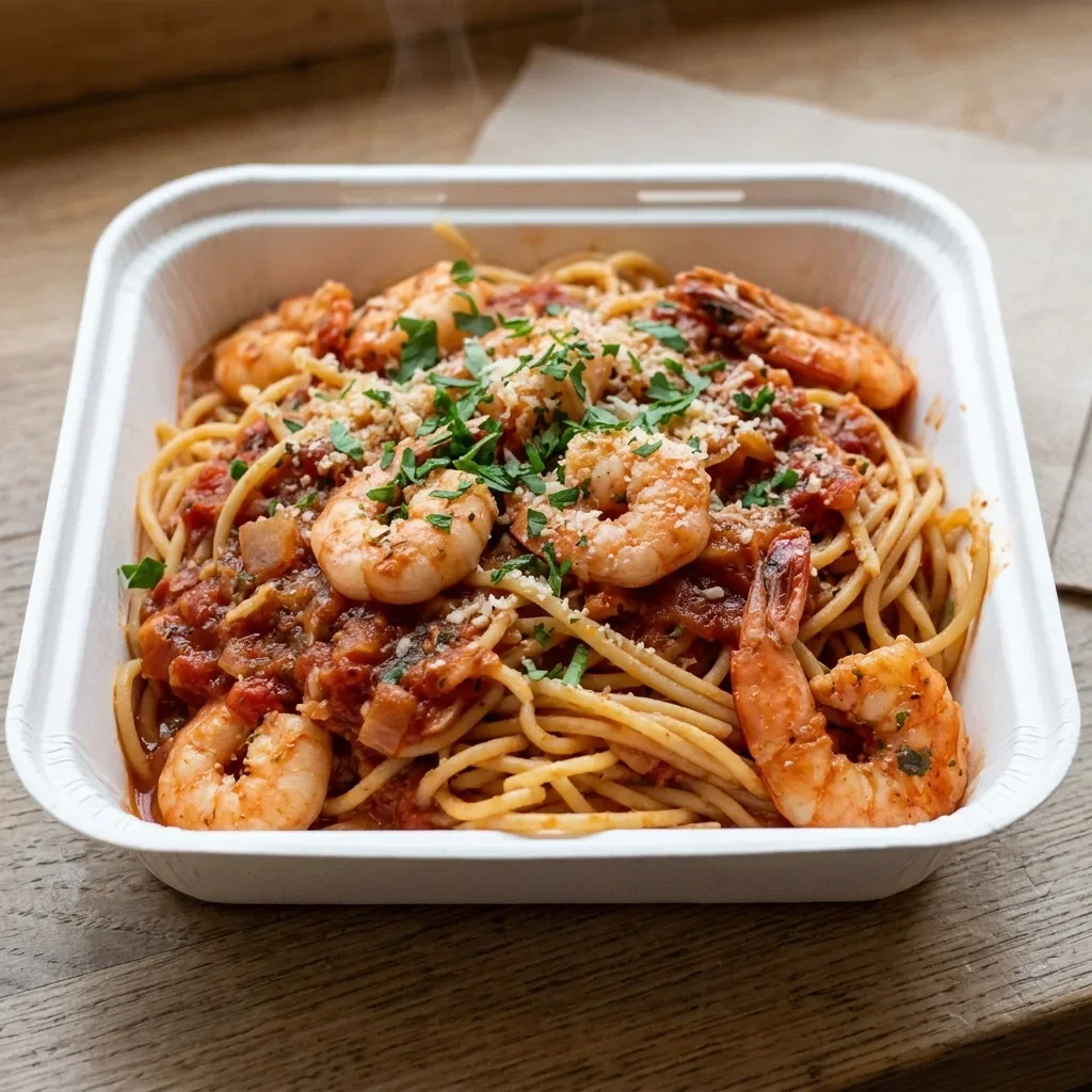 Spaghetti scampi