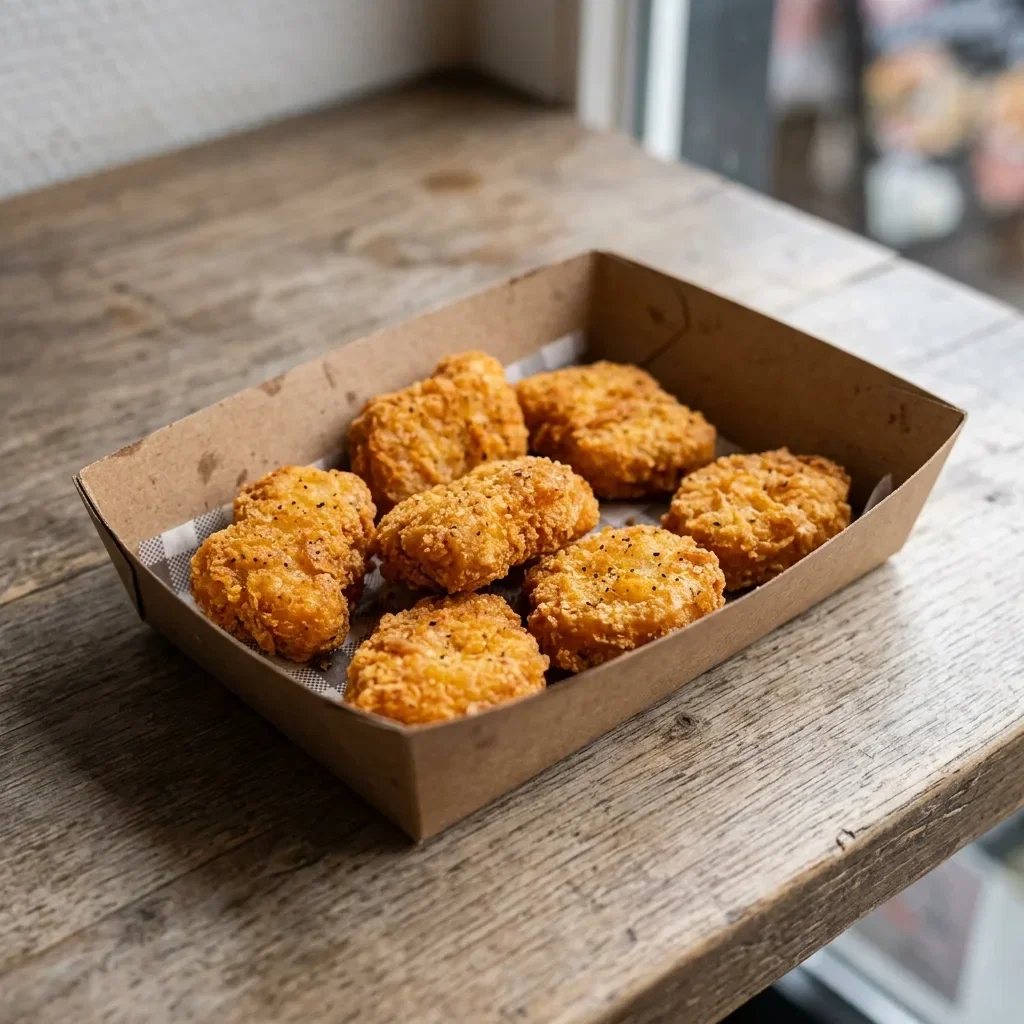 Crispy chicken nuggets