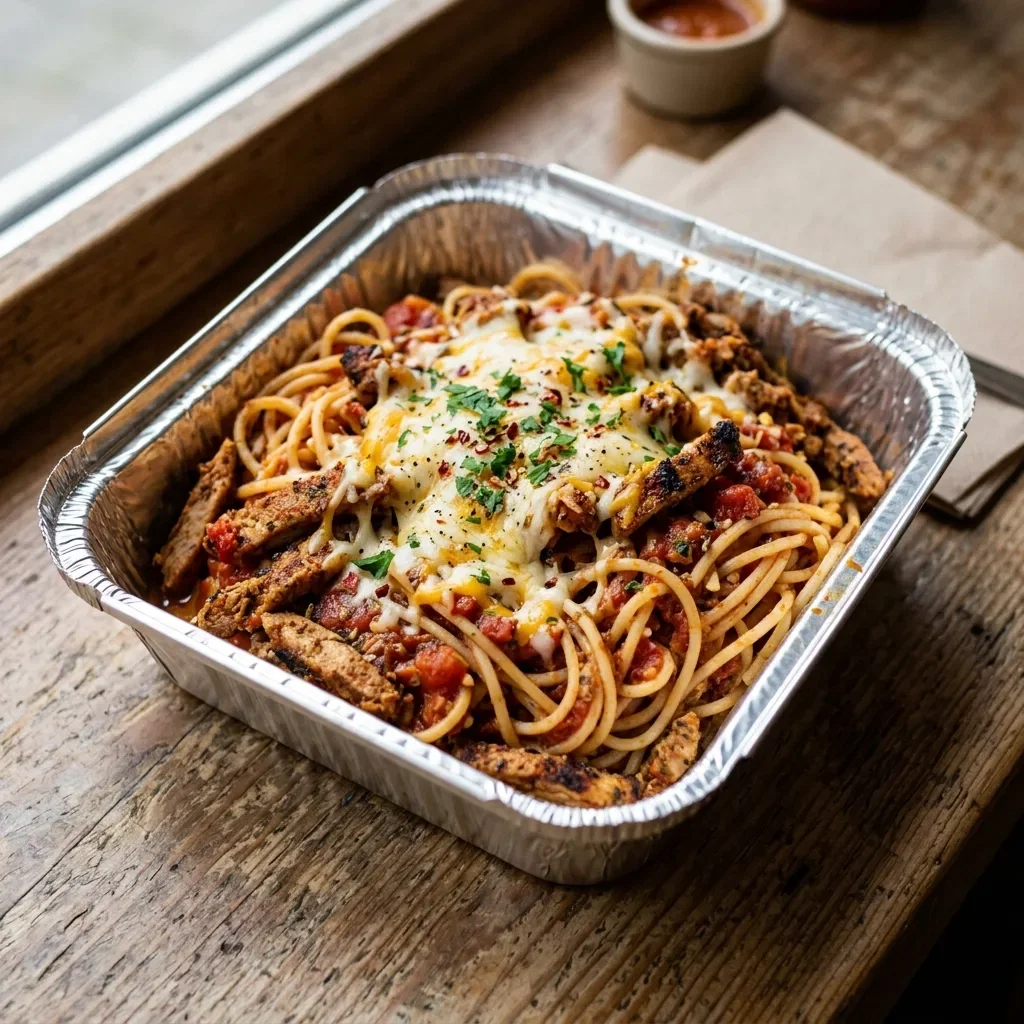 Spaghetti shoarma