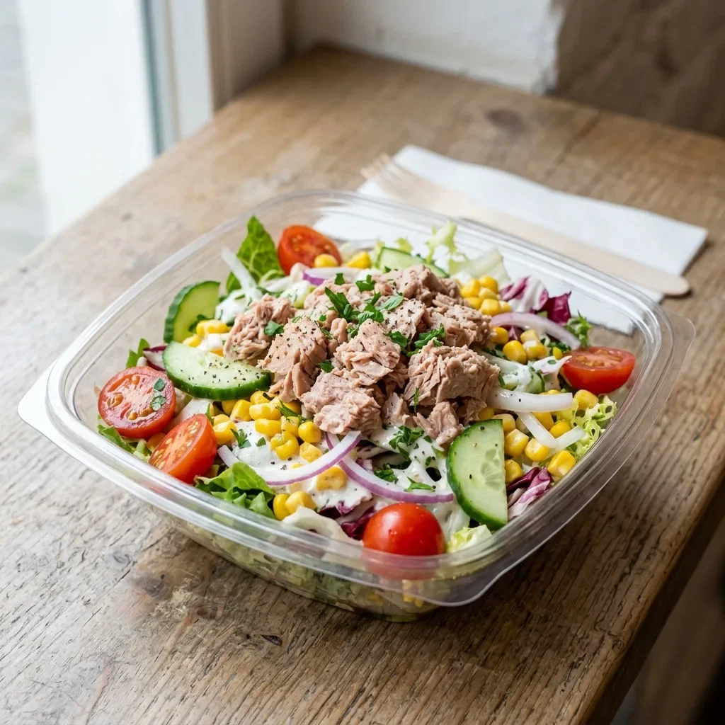 Salade mix tonijn