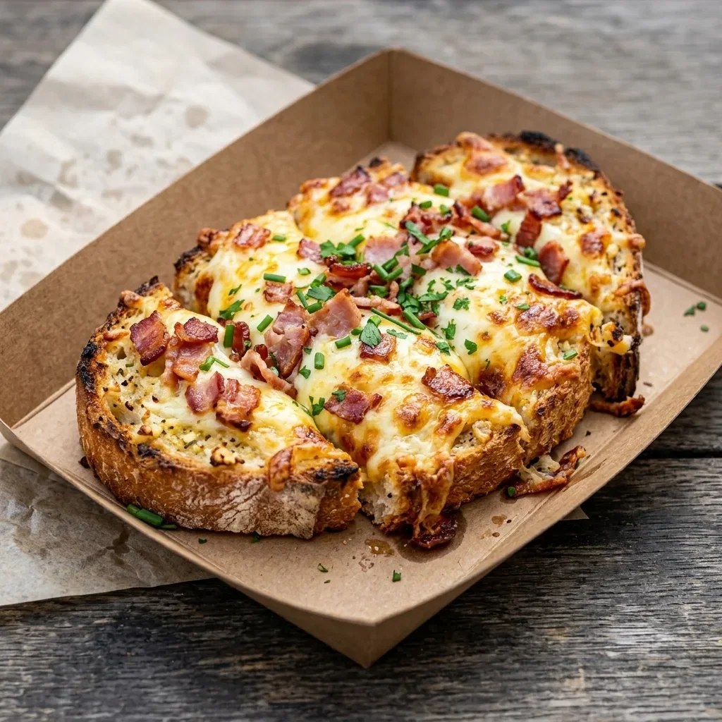 Cheesy bread spek