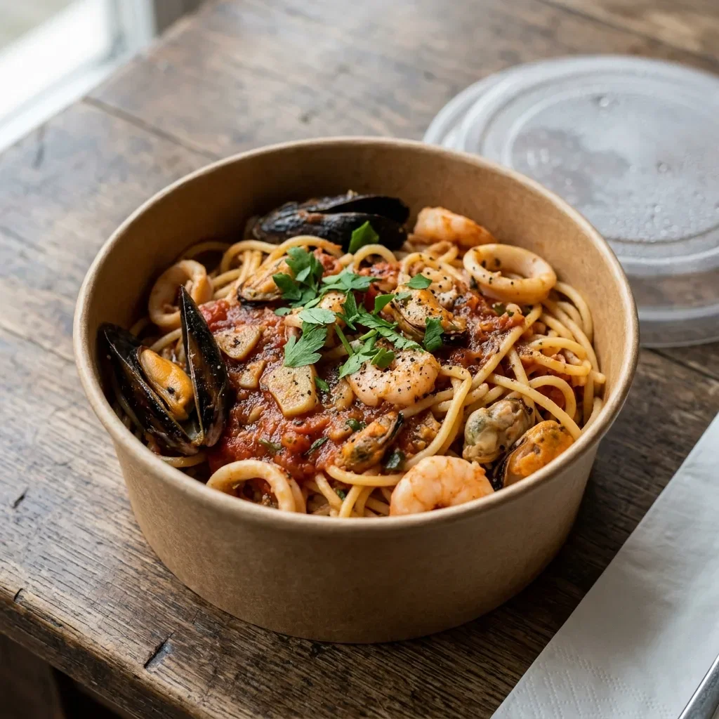 Pasta frutti di mare