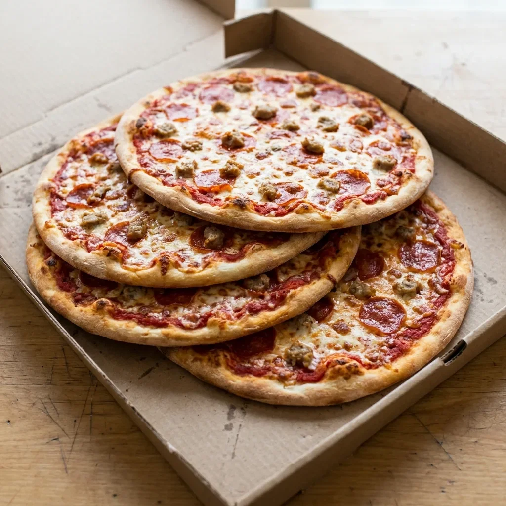 4de medium pizza gratis