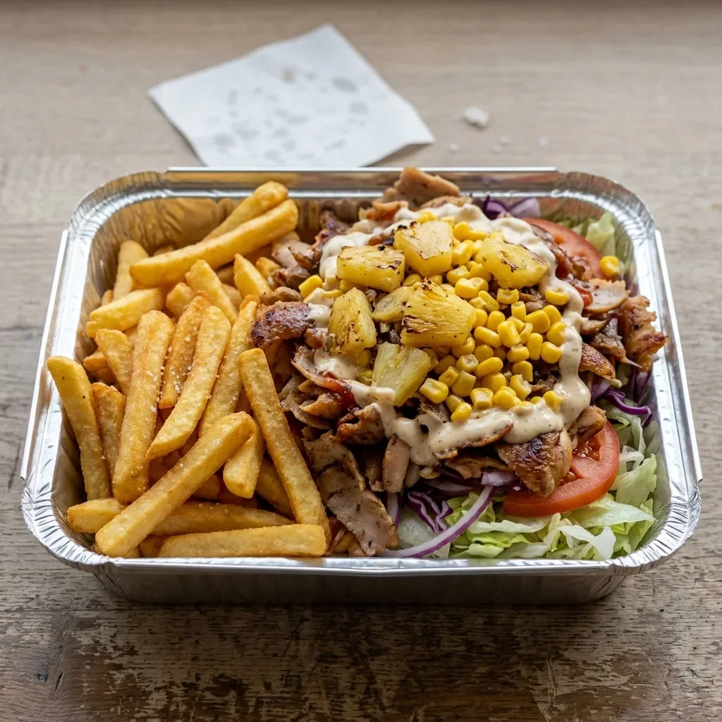 Schotel kebab hawaï