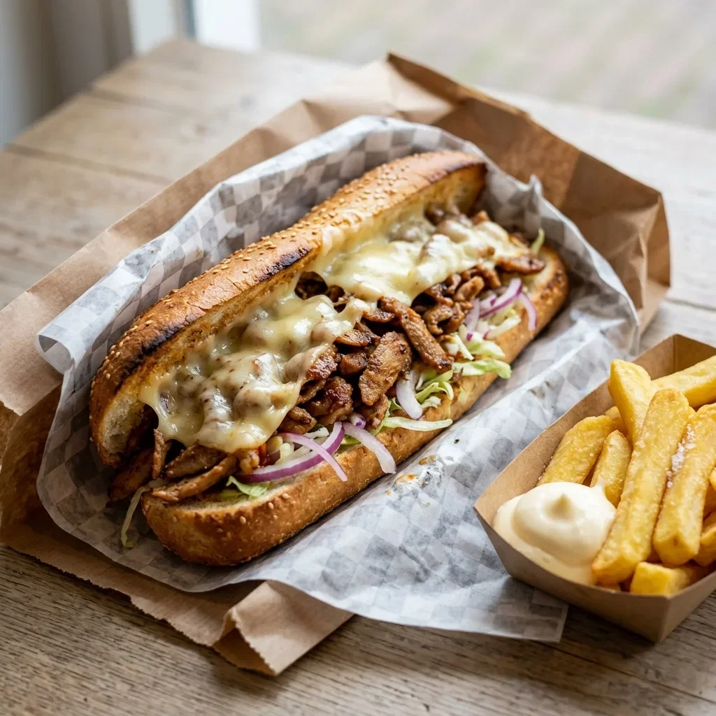 Broodje shoarma kaas
